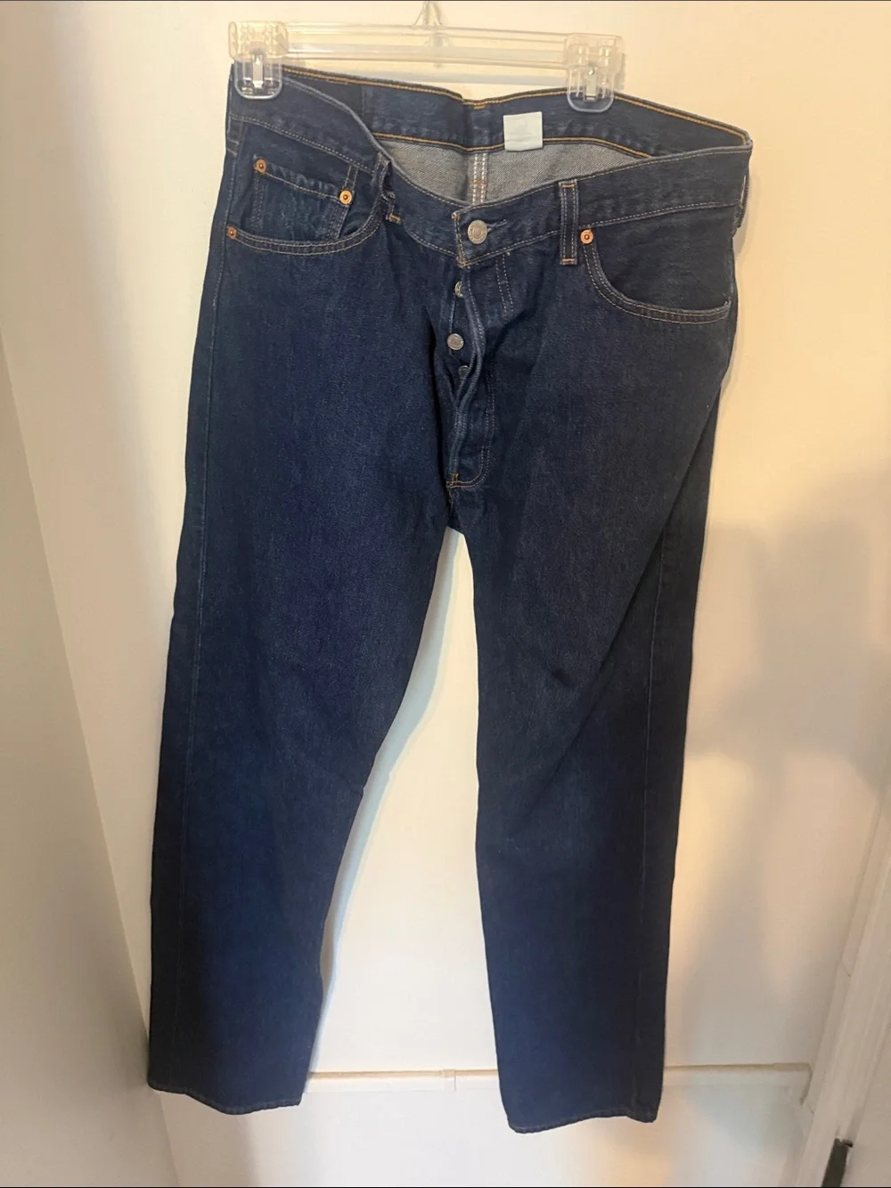Levi's Men's Dark Blue Straight Jeans